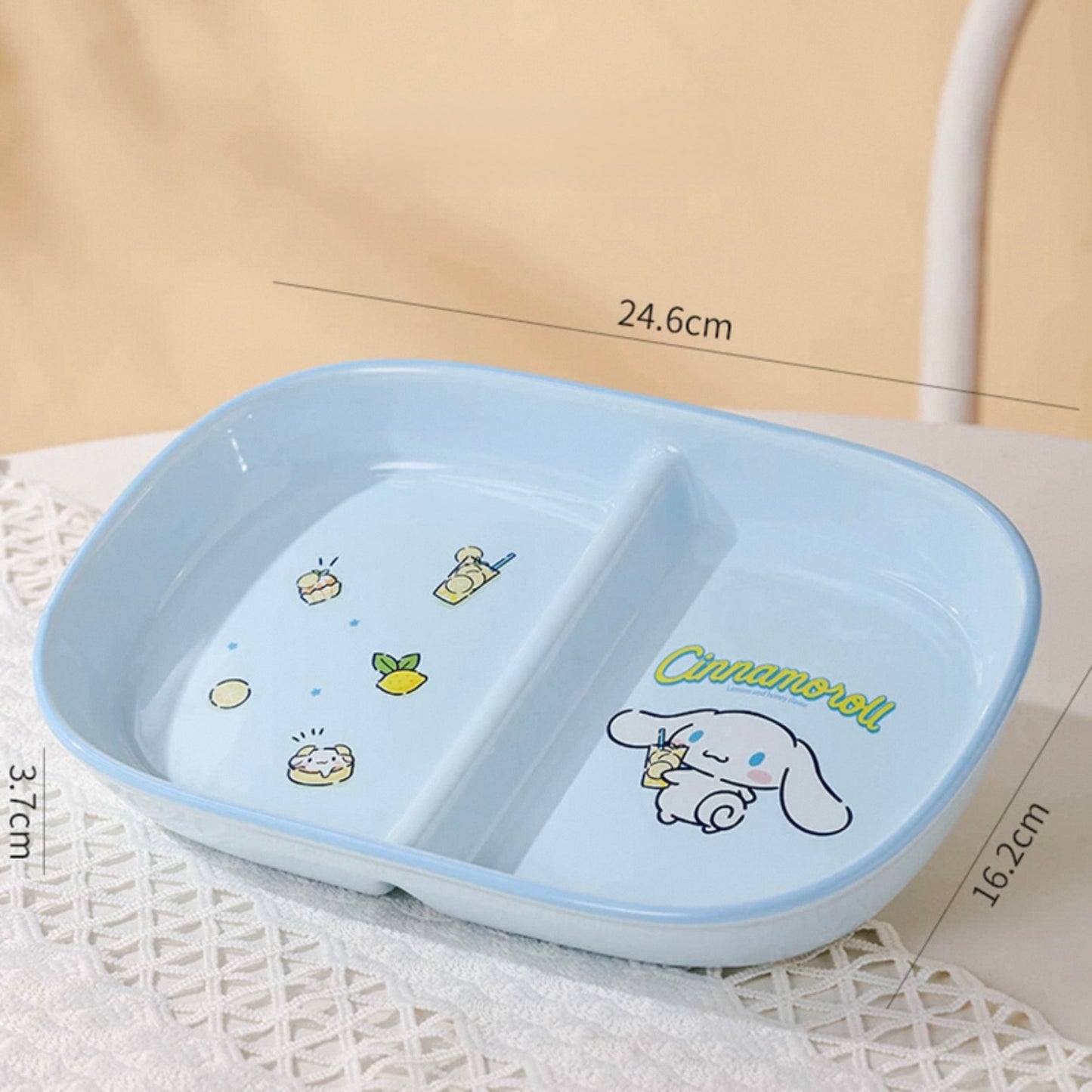 Yume Compartment Ceramic Plate