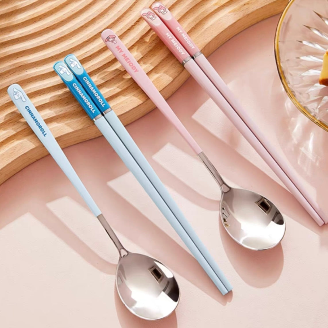Tsukiko Stainless Steel PET Cutleries Set