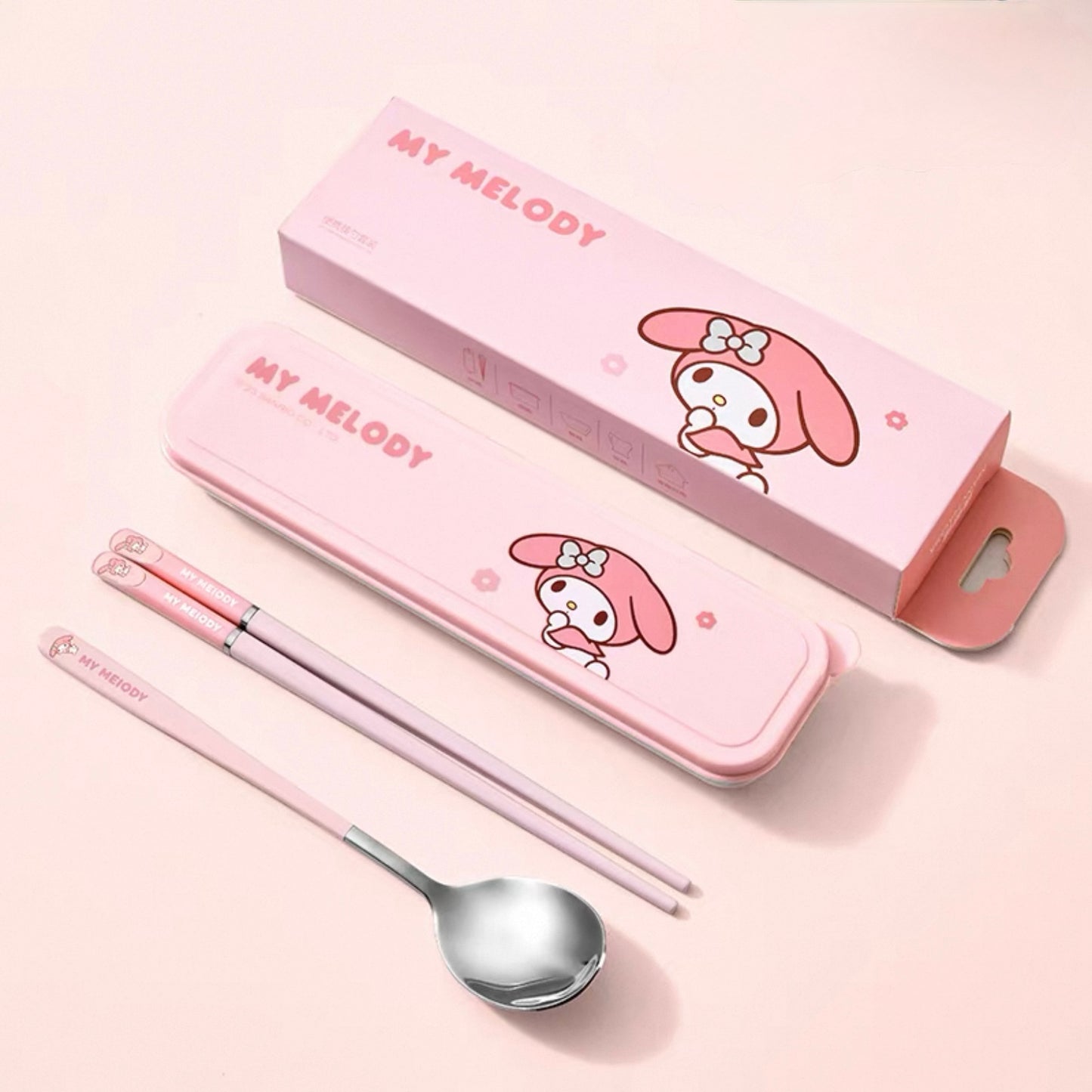 Tsukiko Stainless Steel PET Cutleries Set