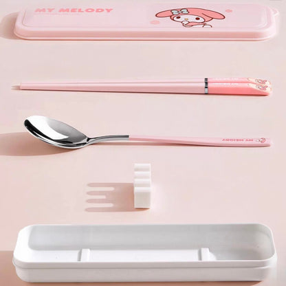 Tsukiko Stainless Steel PET Cutleries Set