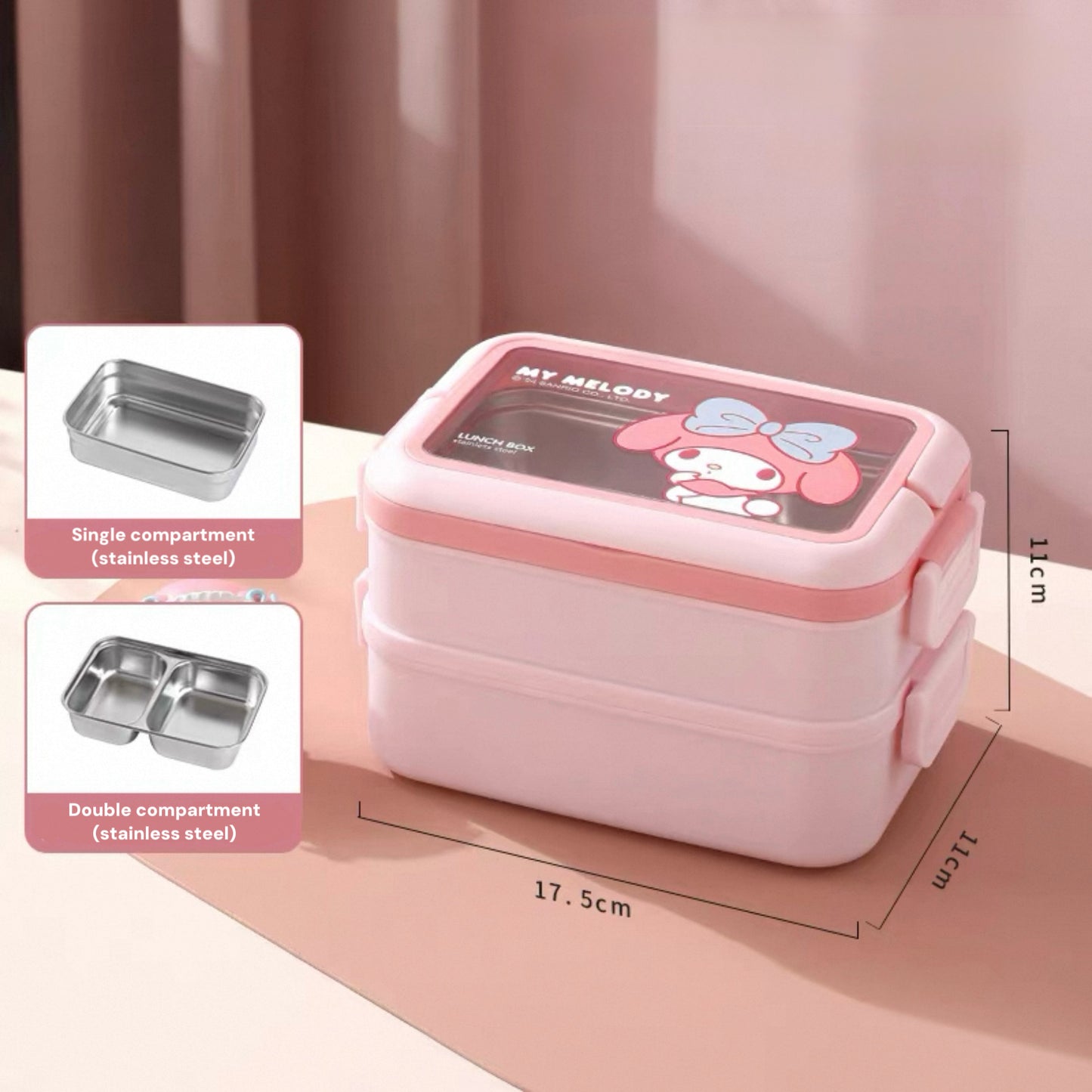 Tamaki Stainless Steel Lunch Box Set