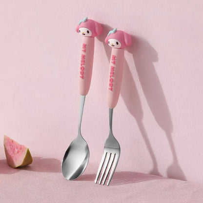 Keiko Stainless Steel Fork & Spoon Set