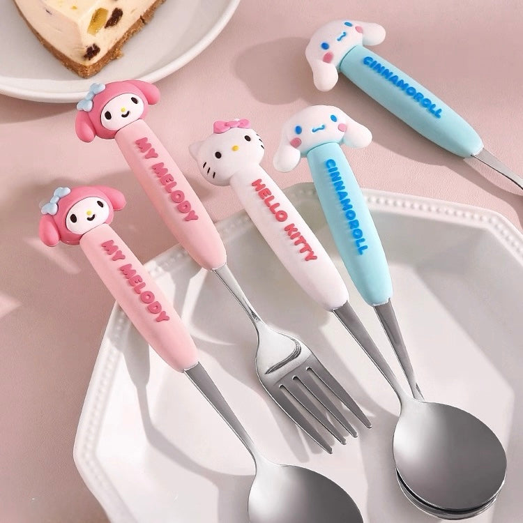 Keiko Stainless Steel Fork & Spoon Set