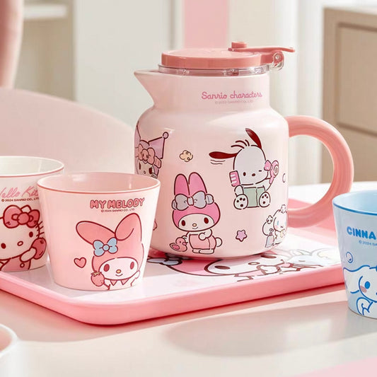 Rikuya Ceramic Thermal Jug & Tea Cup Set