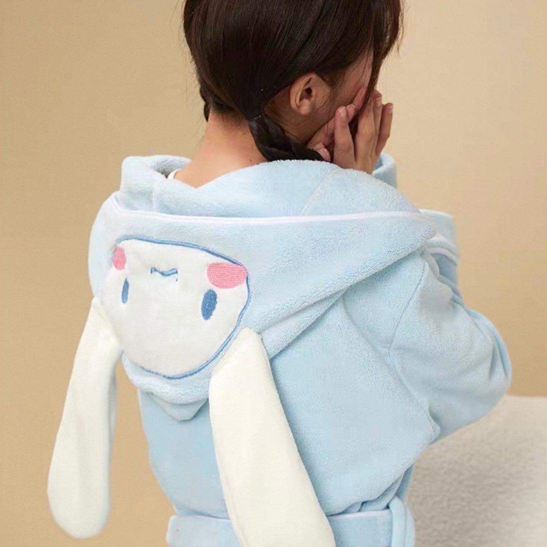 Miyuki Coral Fleece Bath Robe