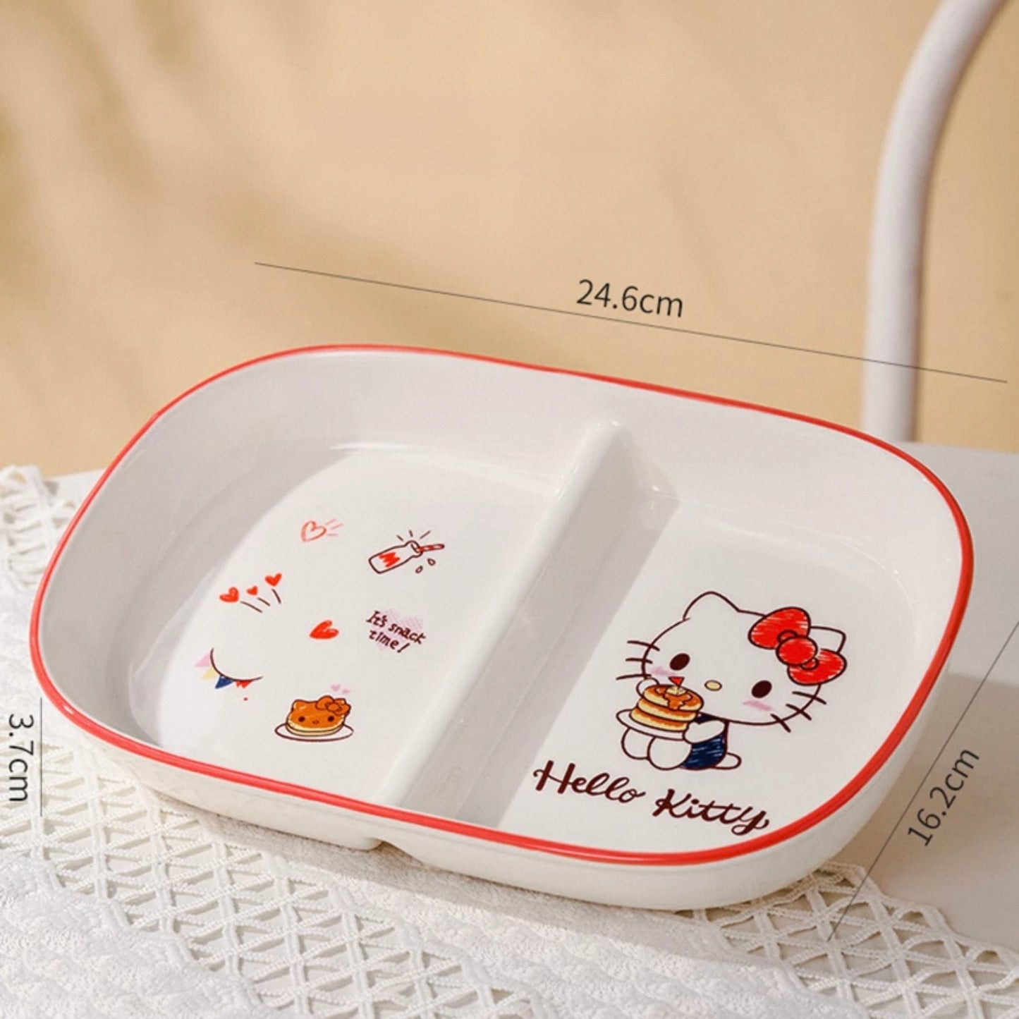 Yume Compartment Ceramic Plate