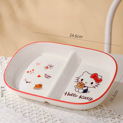 Yume Compartment Ceramic Plate