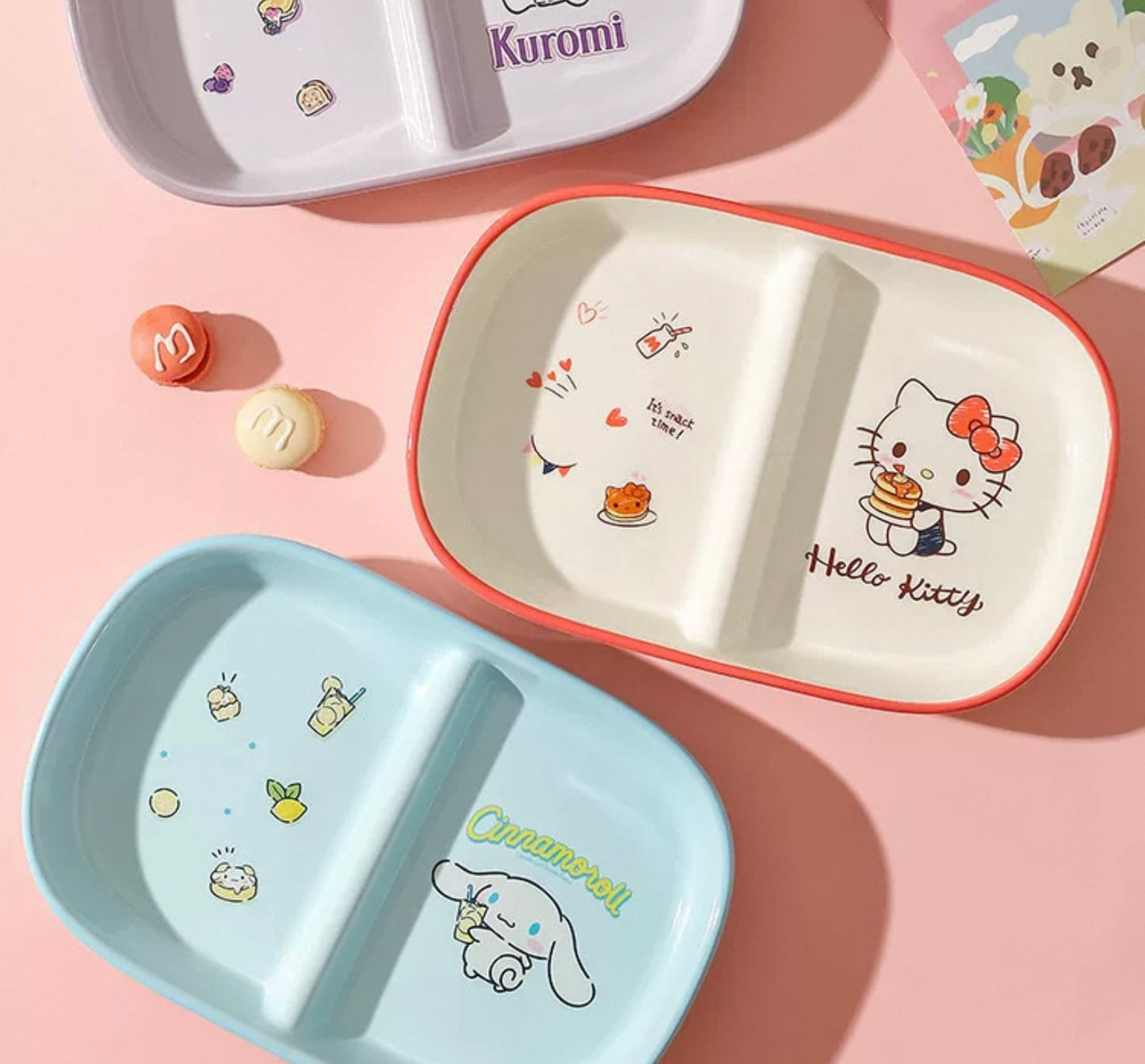 Yume Compartment Ceramic Plate