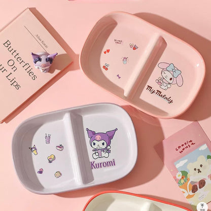 Yume Compartment Ceramic Plate