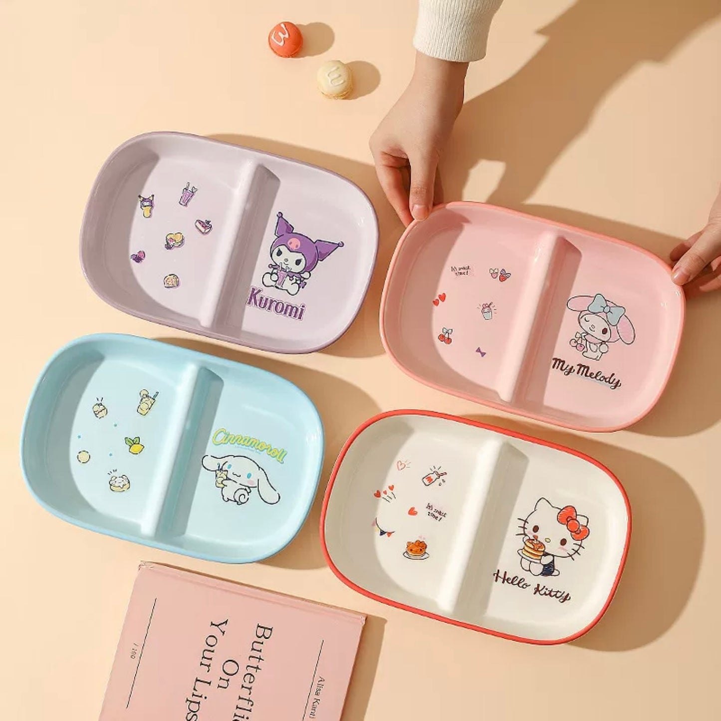 Yume Compartment Ceramic Plate