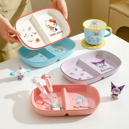 Yume Compartment Ceramic Plate