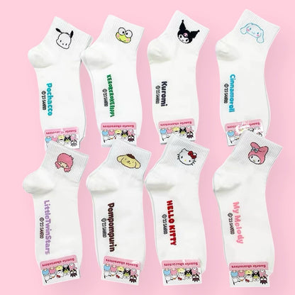 Shirayuki Cotton Quarter Socks