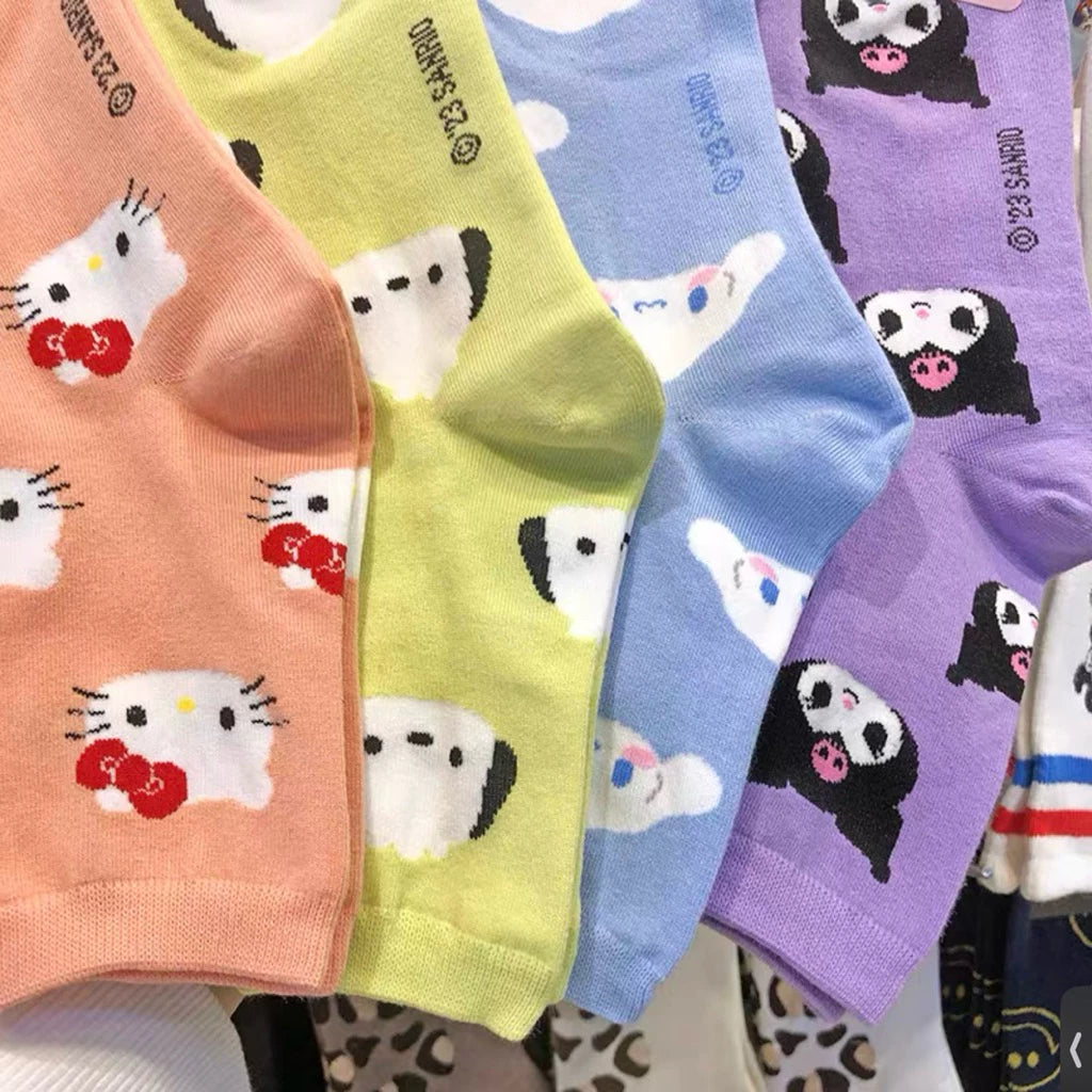 Renmi Cotton Crew Socks