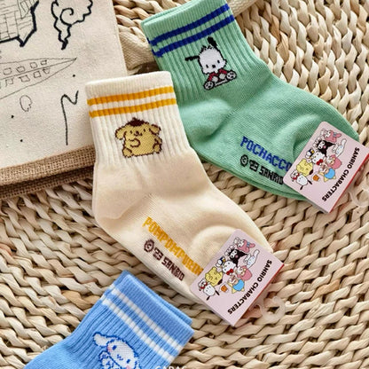 Sayaka Cotton Quarter Socks