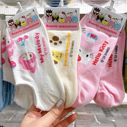 Hanako Cotton Ankle Socks