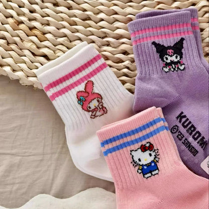 Sayaka Cotton Quarter Socks