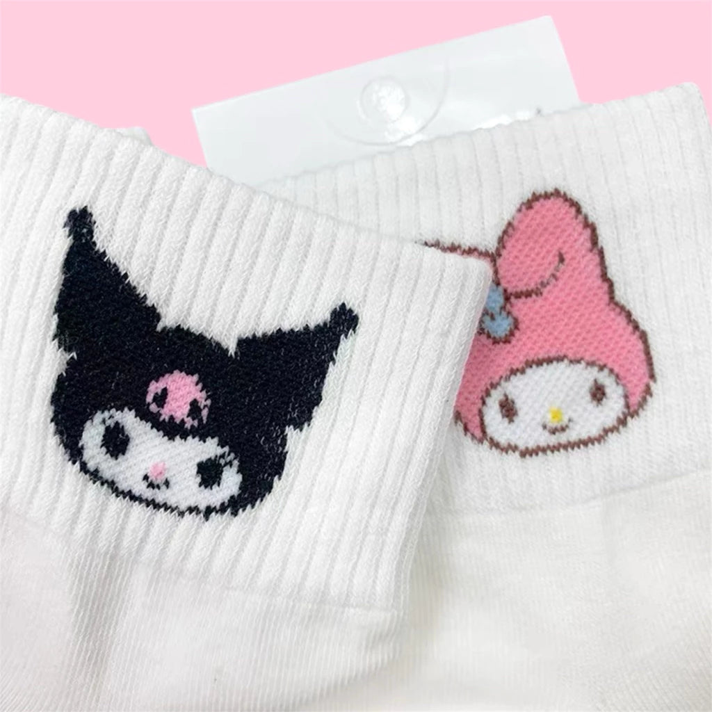 Shirayuki Cotton Quarter Socks